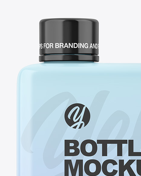 Glossy Bottle Mockup