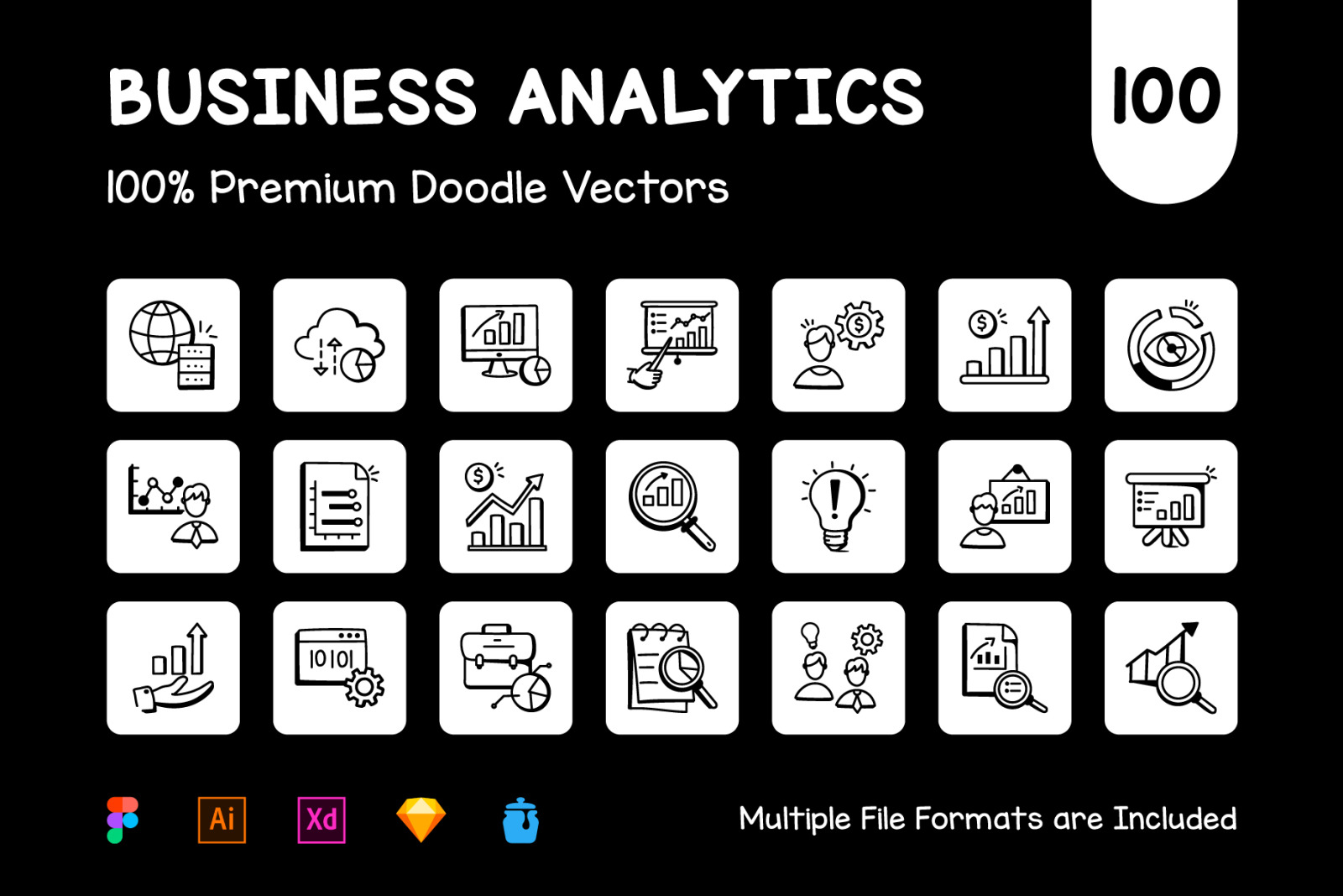 100 Hand Drawn Business Analytics 100 Hand Drawn Business Analytics