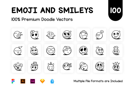 Collection of Smileys and Emoji Icons - Emoji