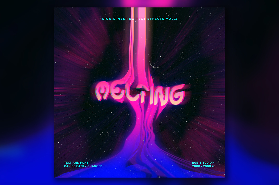 Liquid Melting Text Effects Vol.3 Liquid Melting Text Effects Vol.3