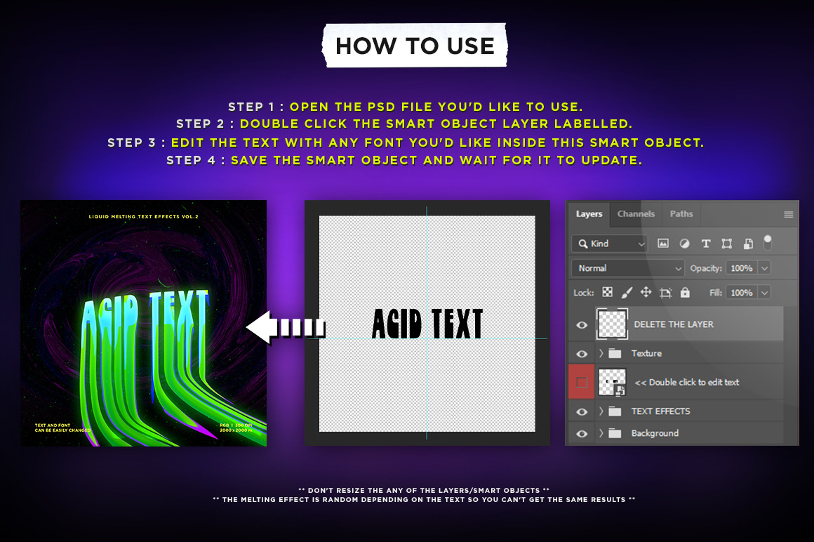 Liquid Melting Text Effects Vol.3 Liquid Melting Text Effects Vol.3