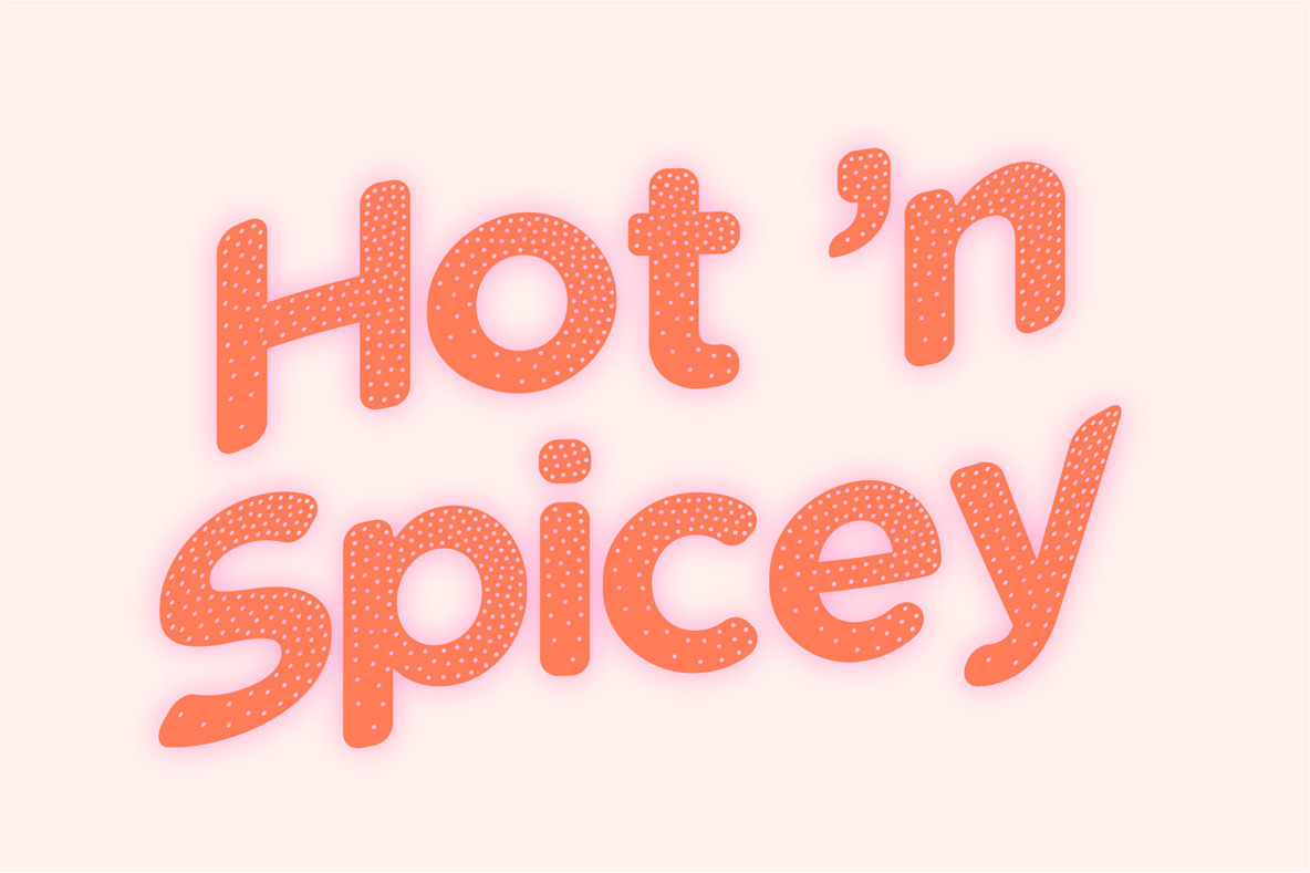 Hot Peach - Vintage Sans Serif Display Font Hot Peach - Vintage Sans Serif Display Font
