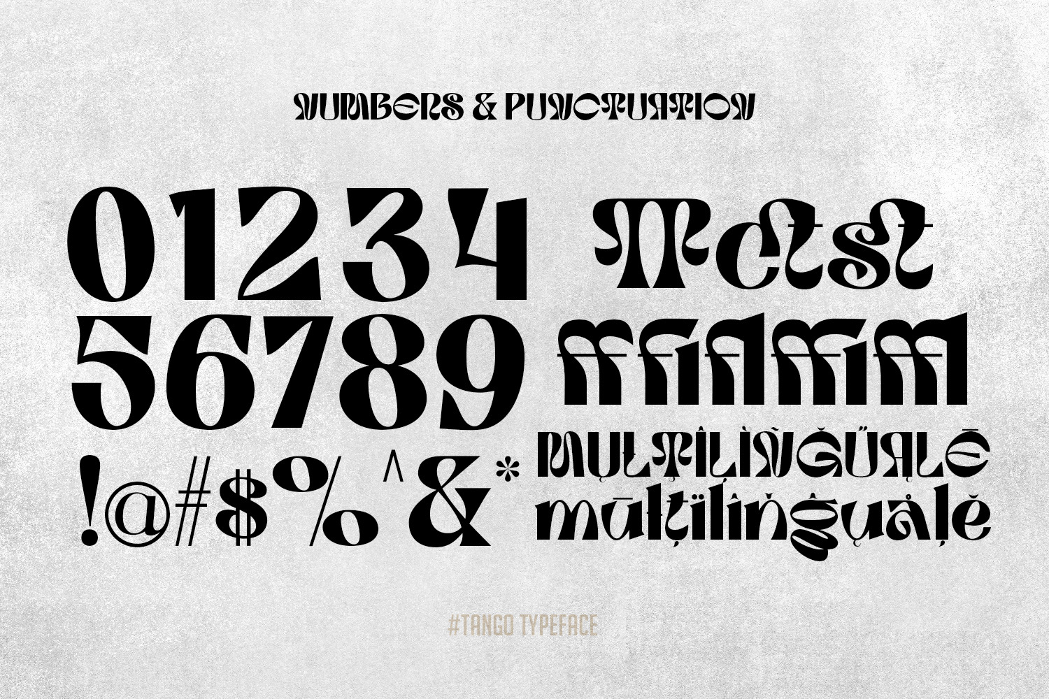 Tango - Display Font Tango - Display Font