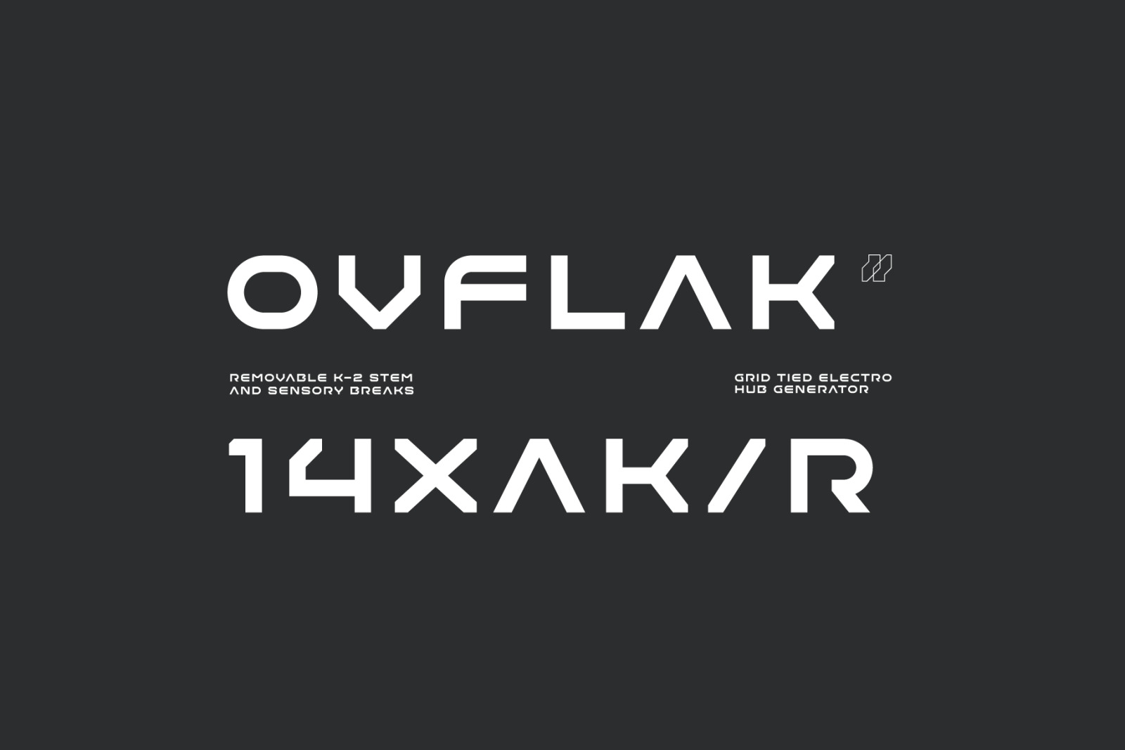 Wagr Futuristic Tech Font Wagr Futuristic Tech Font