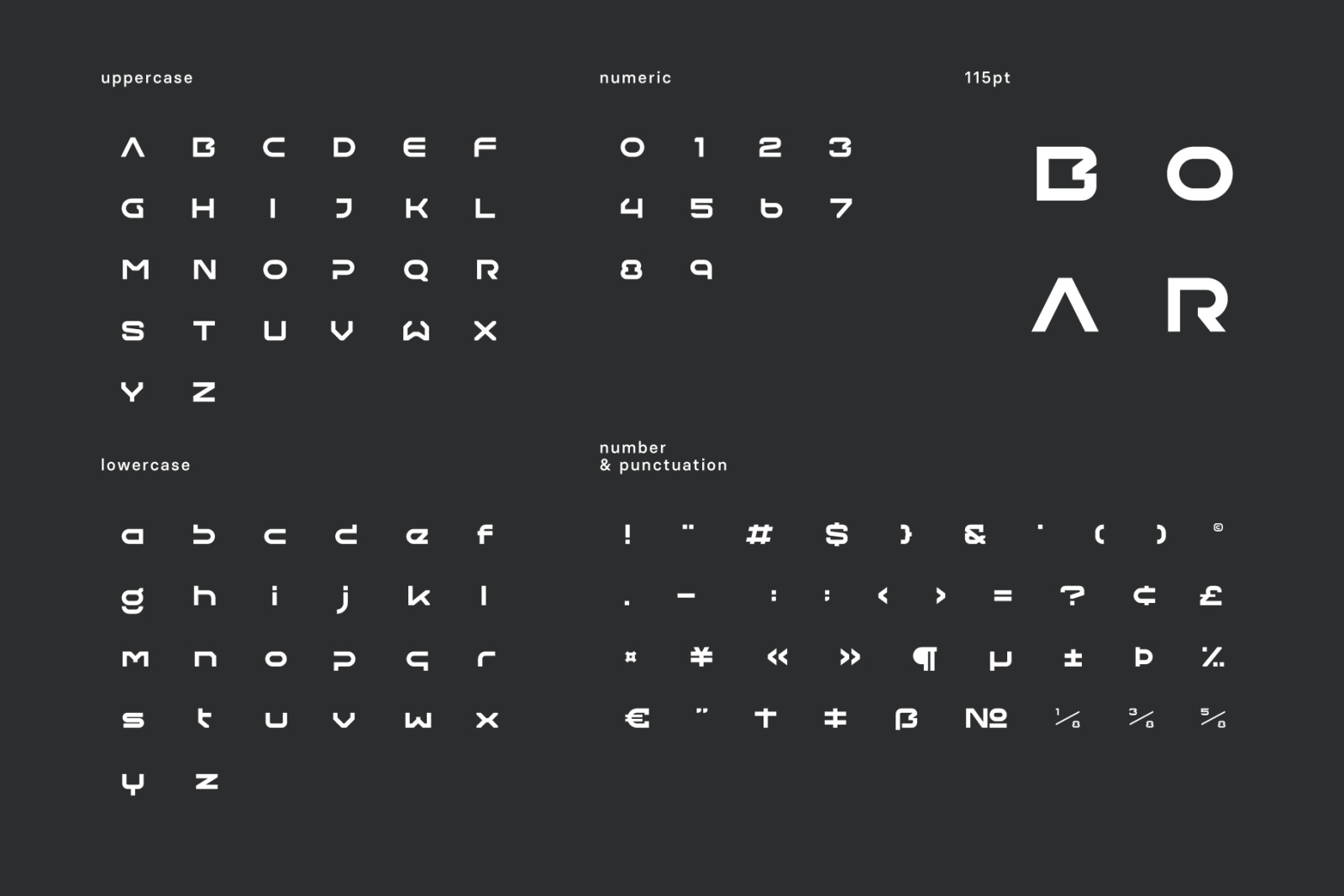 Wagr Futuristic Tech Font