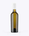 Antique Green Glass White Wine Bottle Mockup Antique Green Glass White Wine Bottle Mockup