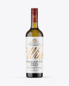 Antique Green Glass White Wine Bottle Mockup Antique Green Glass White Wine Bottle Mockup