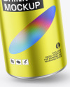 Metallic Can Mockup