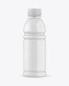 Glossy Plastic Bottle Mockup