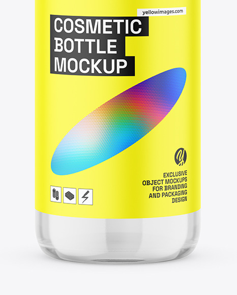 Clear Spray Bottle Mockup