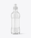 Clear PET Water Bottle Mockup