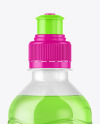 Clear PET Drink Bottle Mockup