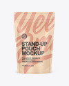 Kraft Stand Up Pouch Mockup