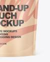 Kraft Stand Up Pouch Mockup