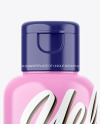 Glossy Plastic Bottle Mockup