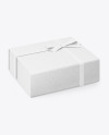 Kraft Gift Box Mockup