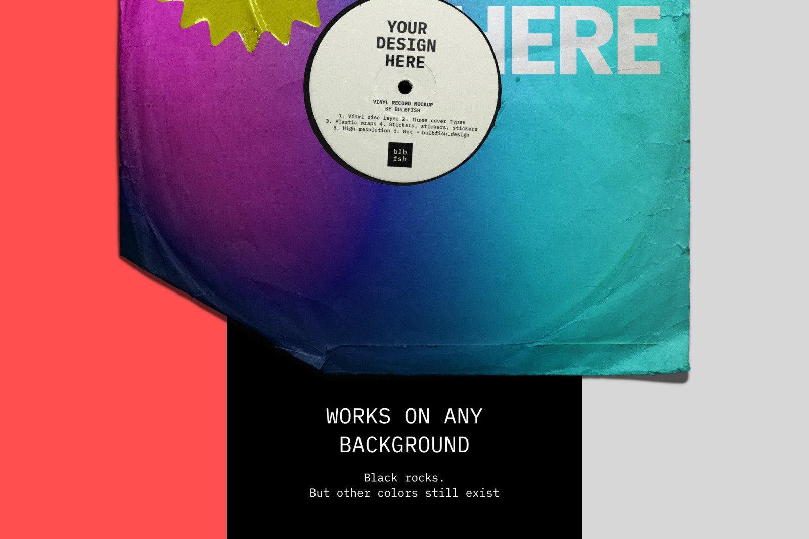 Vinyl Record Mockup Vinyl Record Mockup