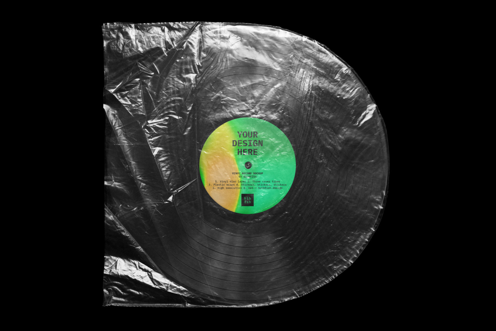 Vinyl Record Mockup