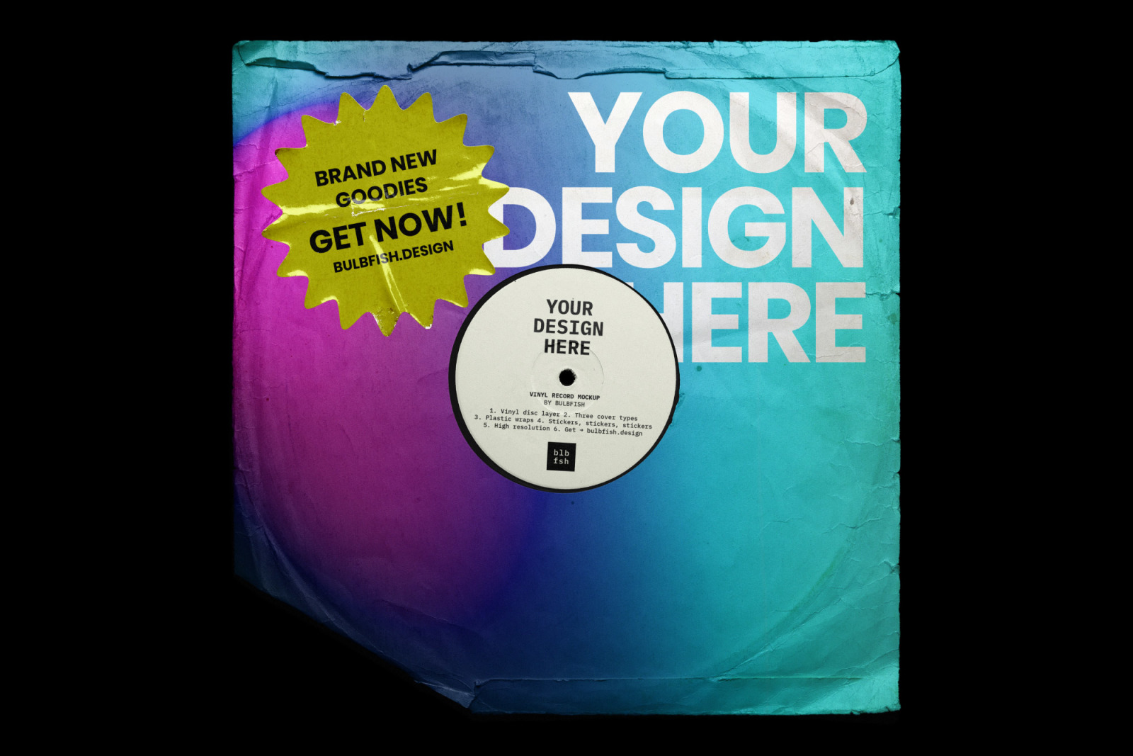 Vinyl Record Mockup Vinyl Record Mockup