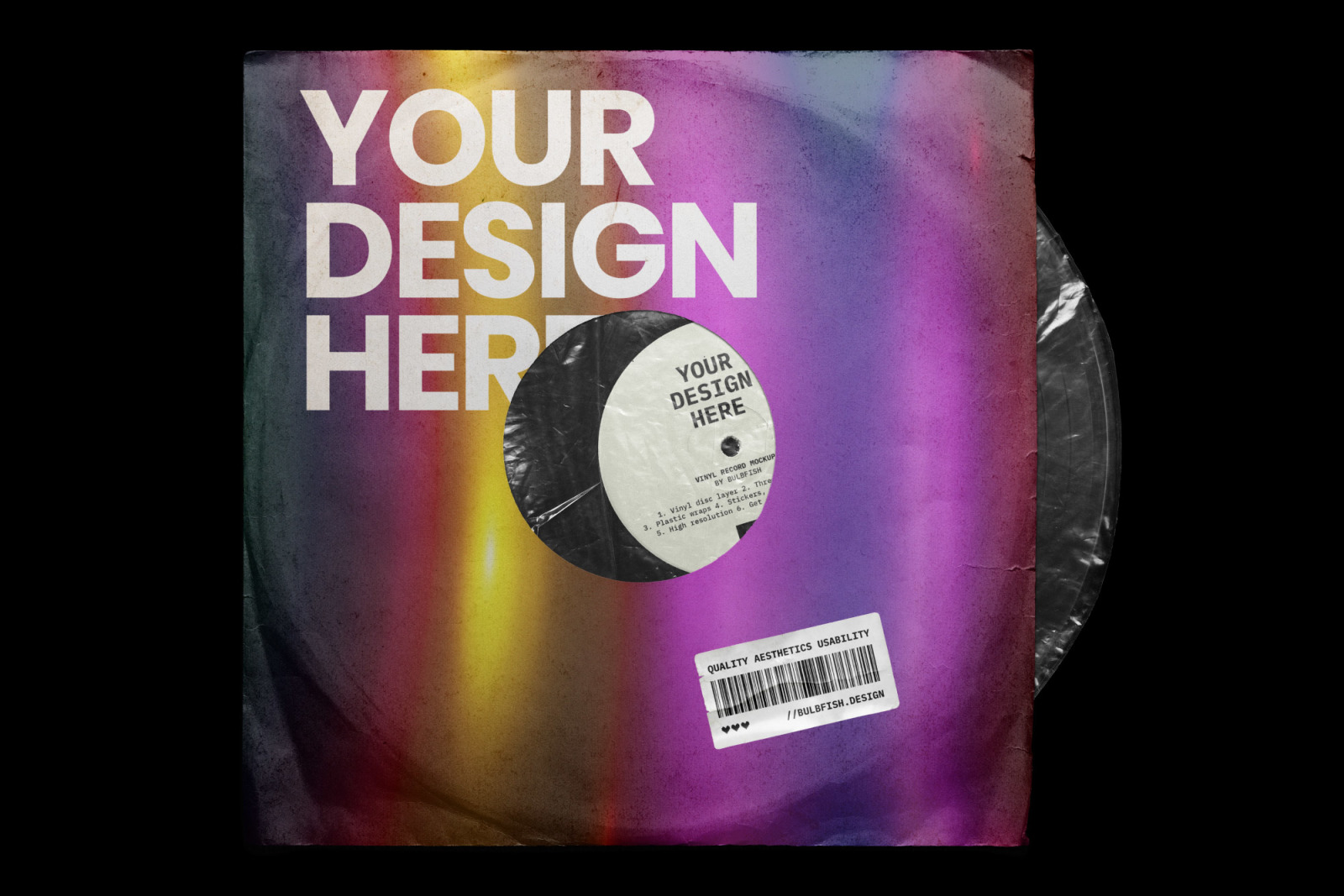 Vinyl Record Mockup Vinyl Record Mockup