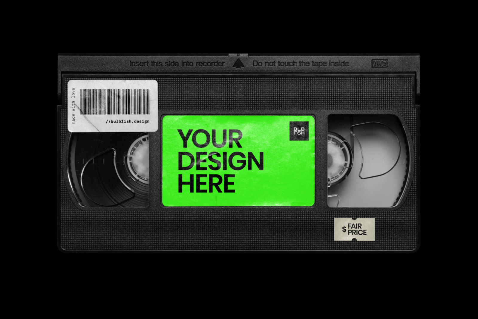 VHS Cassette Mockup VHS Cassette Mockup
