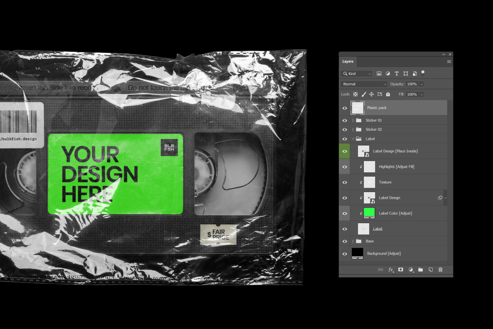 VHS Cassette Mockup VHS Cassette Mockup