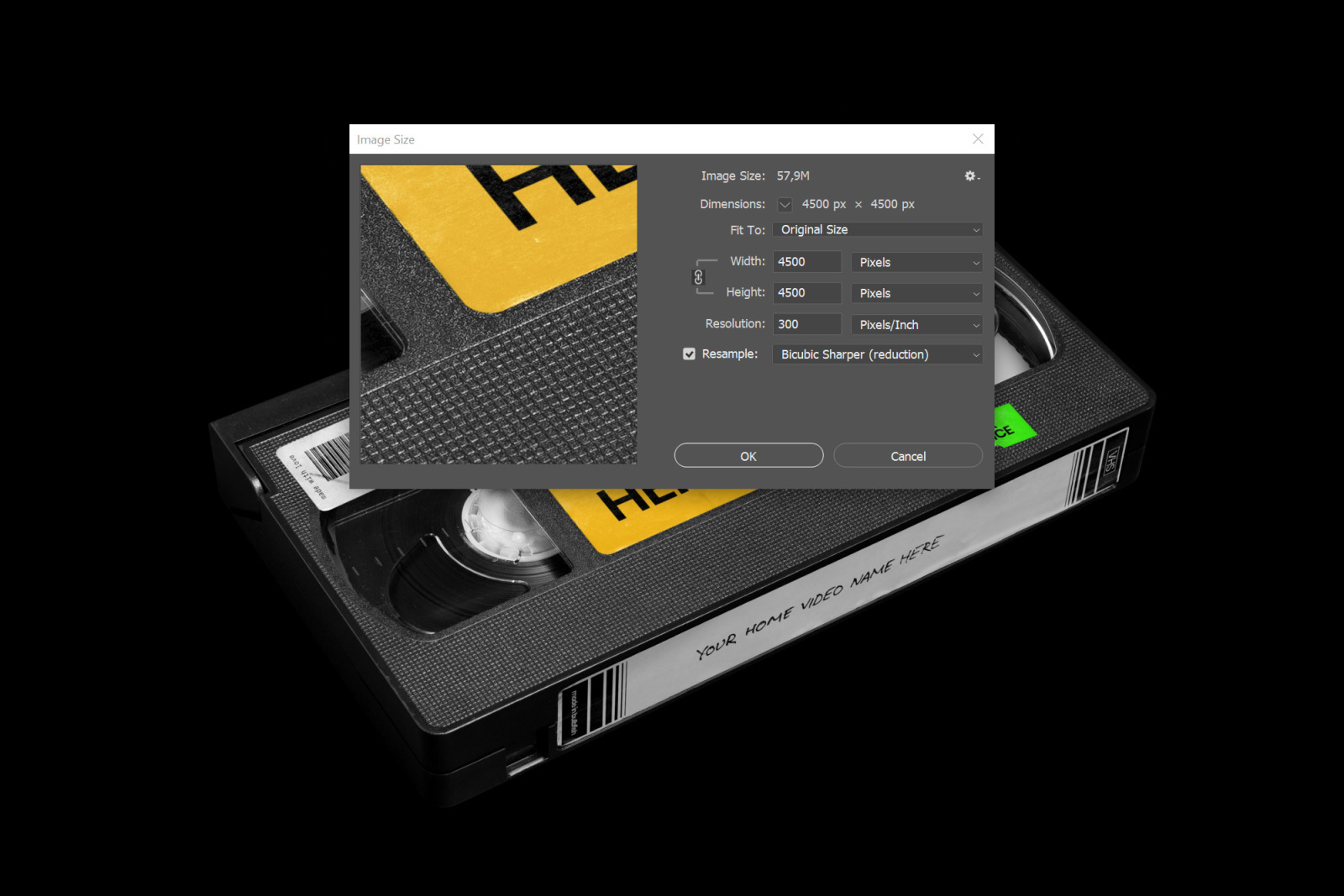VHS Cassette Mockup VHS Cassette Mockup
