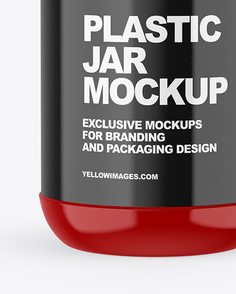 Glossy Jar Mockup