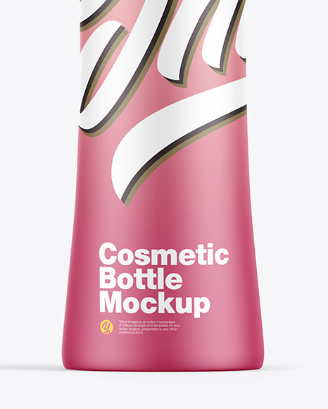 Matte Cosmetic Bottle Mockup