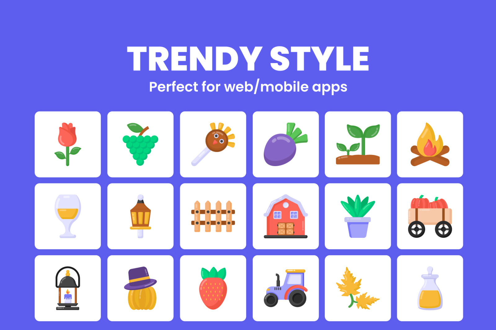 75 Flat Thanksgivings Icons Vectors 75 Flat Thanksgivings Icons Vectors
