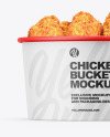 Matte Bucket W/ Chicken Mockup