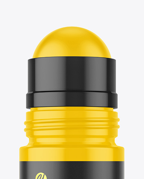 Glossy Roll-On Deodorant Mockup