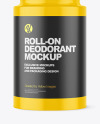 Glossy Roll-On Deodorant Mockup