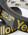 Glossy Duct Tapes Mockup