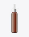 Amber Glass Dropper Bottle Mockup Amber Glass Dropper Bottle Mockup