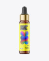 Amber Glass Dropper Bottle Mockup Amber Glass Dropper Bottle Mockup