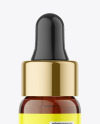 Amber Glass Dropper Bottle Mockup Amber Glass Dropper Bottle Mockup