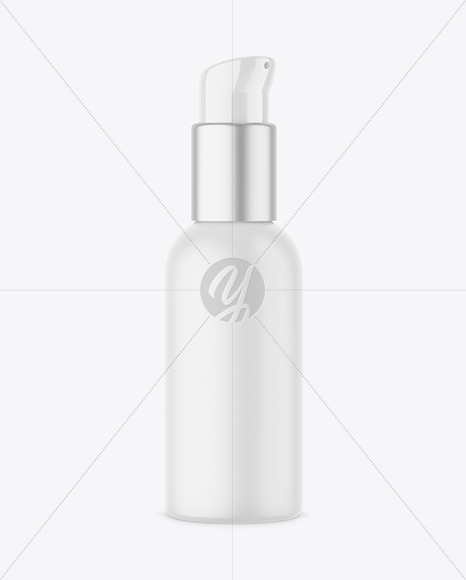 Matte Pump Bottle Mockup