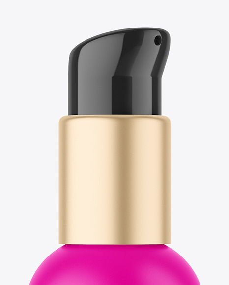 Matte Pump Bottle Mockup