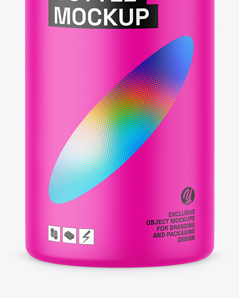 Matte Pump Bottle Mockup