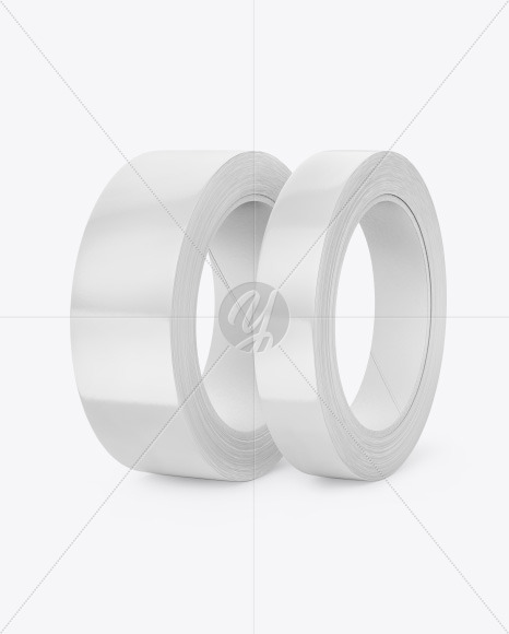 Glossy Duct Tapes Mockup