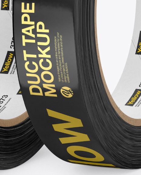 Glossy Duct Tapes Mockup