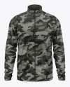 Men's Fleece Jacket Mockup