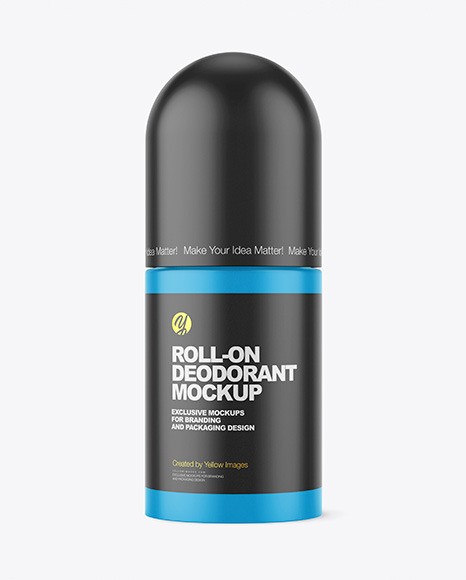 Matte Roll-On Deodorant Mockup