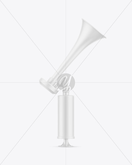 Matte Air Horn Pump Mockup