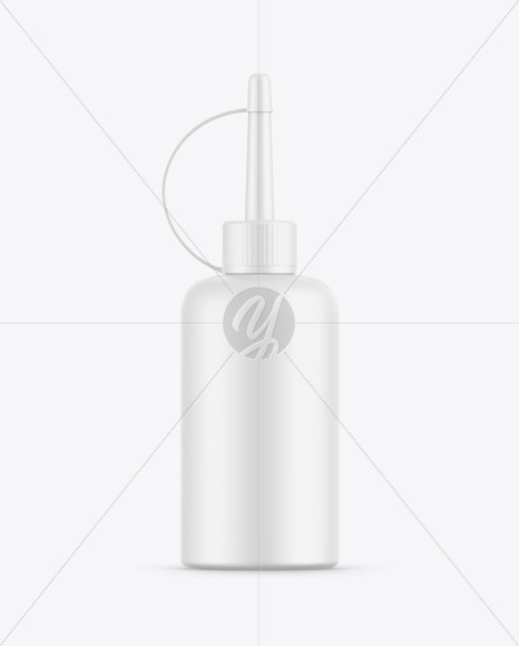 Matte Machine Oil Bottle Mockup