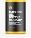 Matte Machine Oil Bottle Mockup