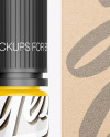 Matte Dropper Bottle w/ Kraft Box Mockup