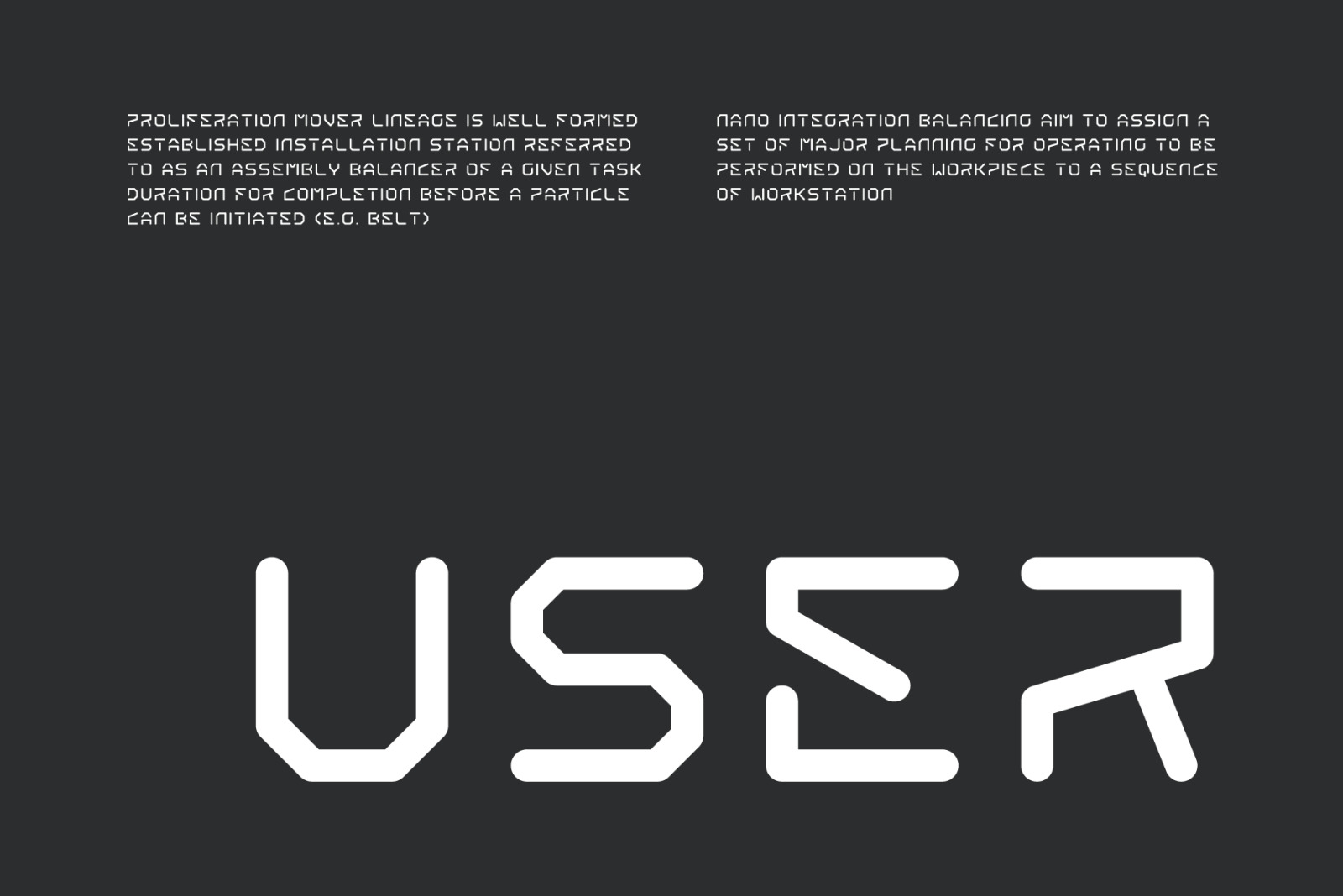 Geopa Futuristic Tech Font Geopa Futuristic Tech Font