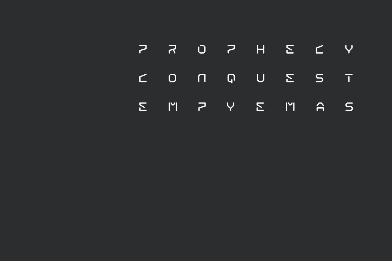 Geopa Futuristic Tech Font Geopa Futuristic Tech Font